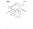 Whirlpool YGY398LXPQ03 cooktop parts diagram