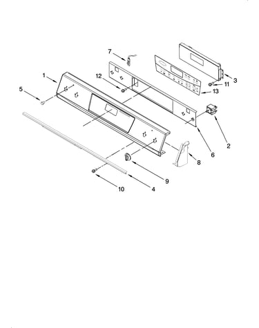 Control panel parts