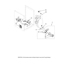 Maytag MFW9600SQ1 pump and motor parts, optional parts (not included) diagram