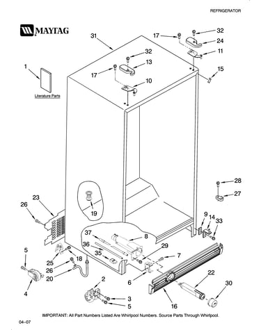 Cabinet parts