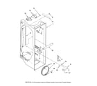 Maytag MSD2269KEW00 refrigerator liner parts diagram
