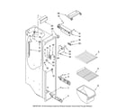 Maytag MSD2269KEA00 freezer liner parts diagram