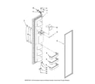 Maytag MSD2269KEW00 freezer door parts diagram