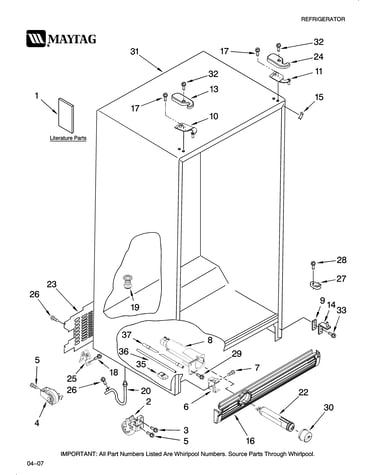Cabinet parts