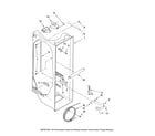 Maytag MSD2669KEB01 refrigerator liner parts diagram