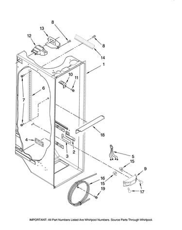 Refrigerator liner parts