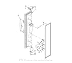 Maytag MSD2669KEB01 freezer door parts diagram