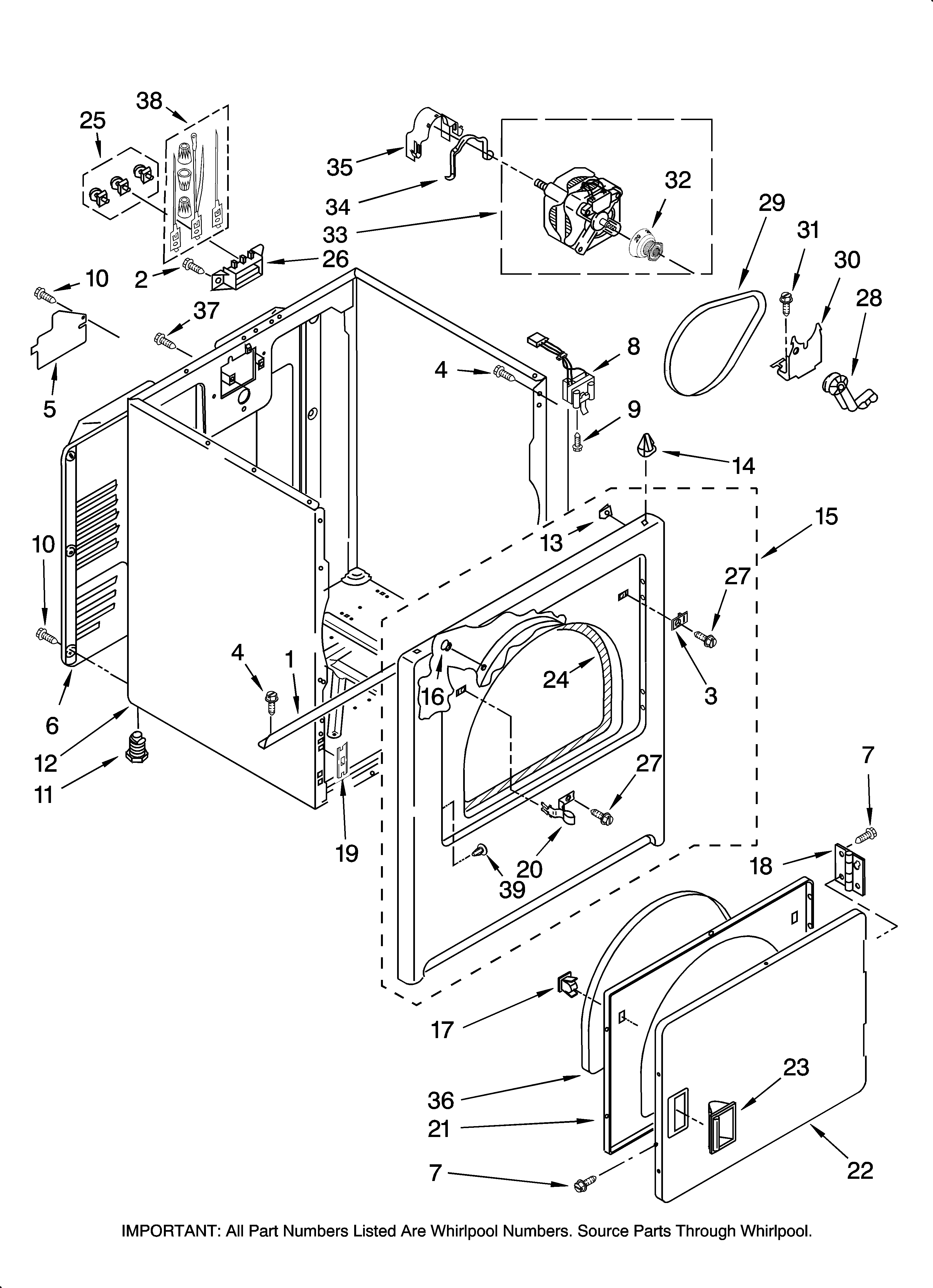 CABINET PARTS