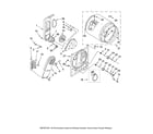Amana NED5200TQ0 bulkhead parts, optional parts (not included) diagram