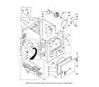 Amana NGD5200TQ0 cabinet parts diagram