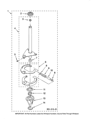 Brake and drive tube parts