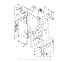 Amana YNED5200TQ0 cabinet parts diagram