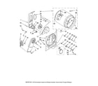 Amana YNED5200TQ0 bulkhead parts, optional parts (not included) diagram