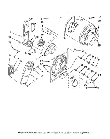 Bulkhead parts, optional parts (not included)