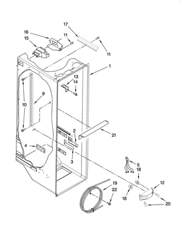 Refrigerator liner parts