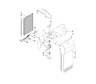 Whirlpool 7GS2FHAXTA00 air flow parts, optional parts (not included) diagram