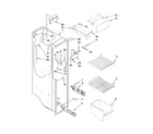 Whirlpool ED2FHAXST04 freezer liner parts diagram
