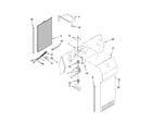 Whirlpool ED2FHAXSB04 air flow parts, optional parts (not included) diagram
