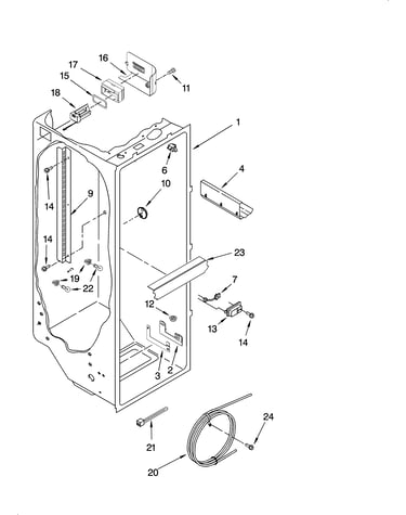 Refrigerator liner parts