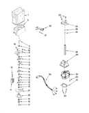 Motor and ice container parts