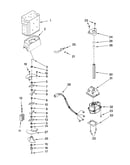 Motor and ice container parts