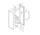 KitchenAid KSCS25INSS03 refrigerator door parts diagram