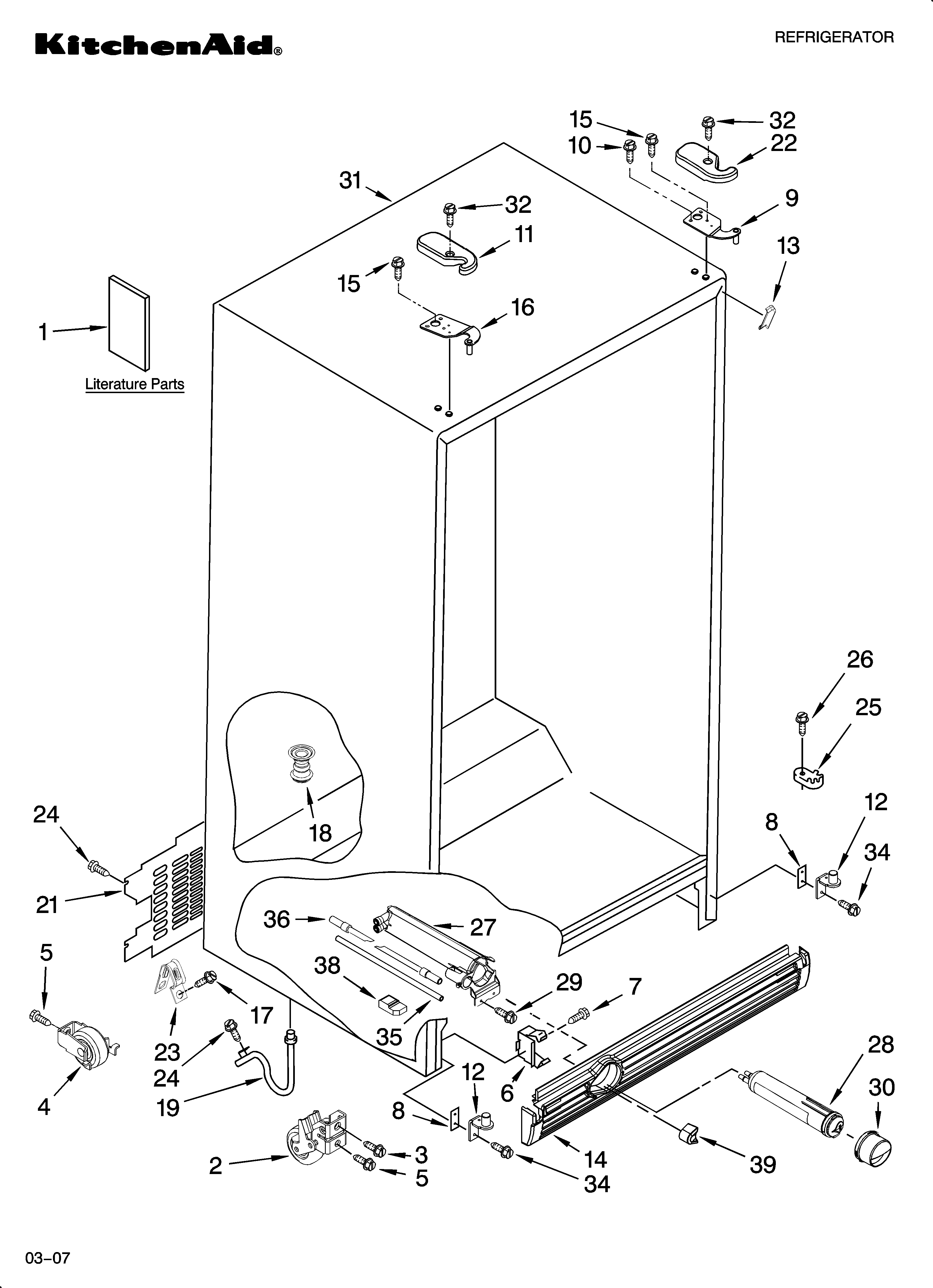Cabinet parts