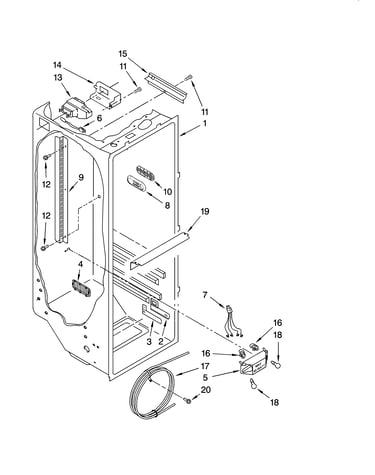 Refrigerator liner parts