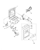 Dispenser front parts