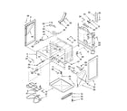 Whirlpool RF272LXTD0 chassis parts diagram