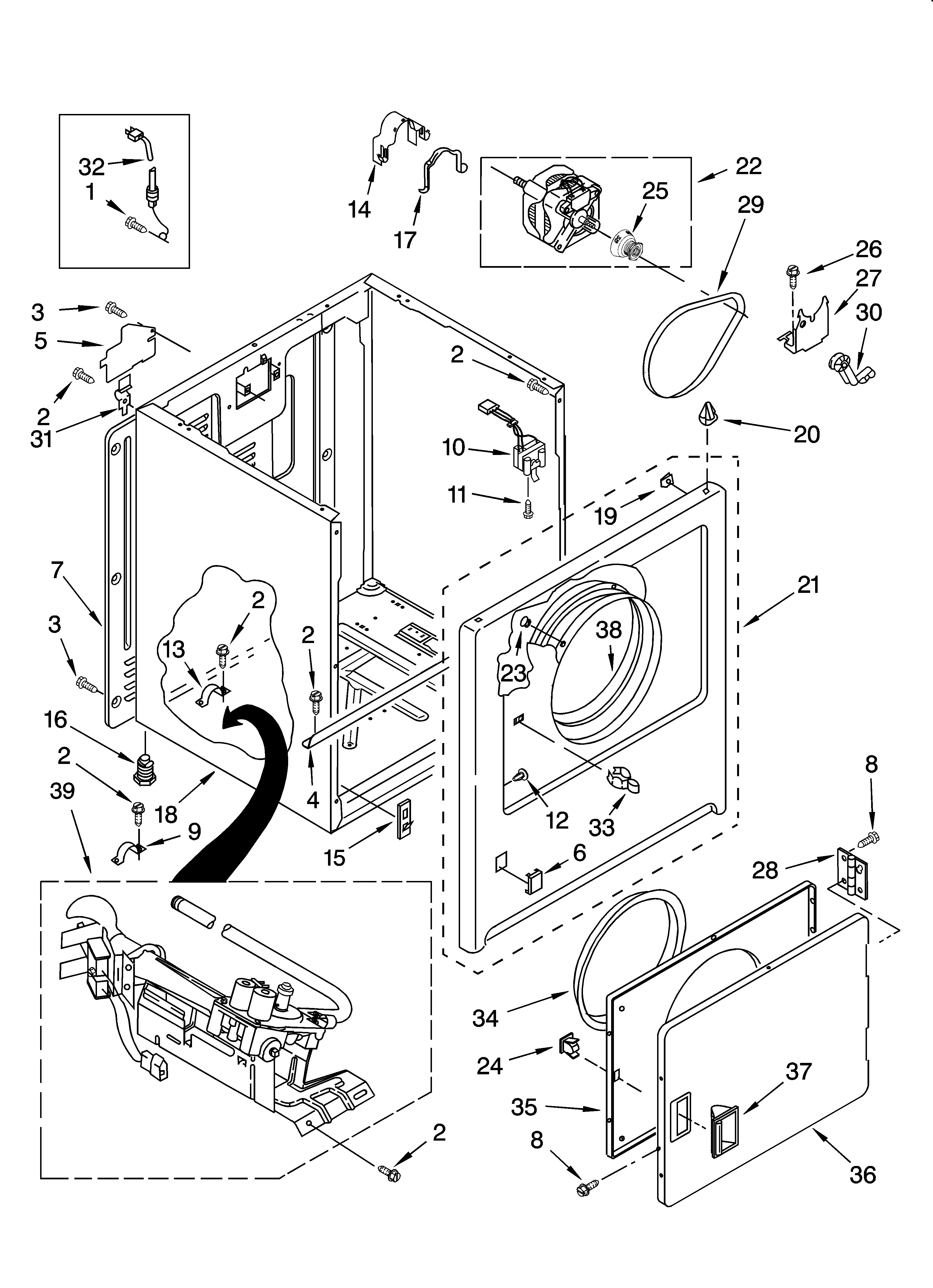 Cabinet parts