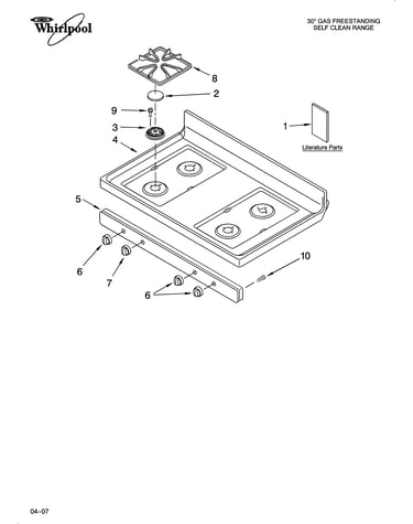 Cooktop parts