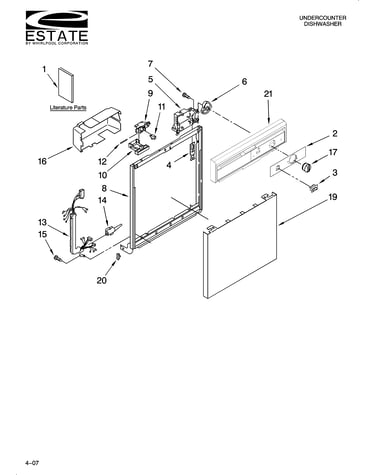 Frame and console parts