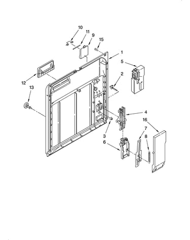 Inner door parts