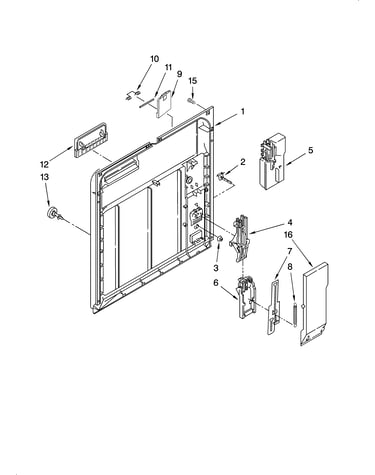 Inner door parts