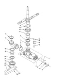 Pump and spray arm parts