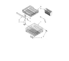 Estate TUD4700SU1 dishrack parts, optional parts (not included) diagram