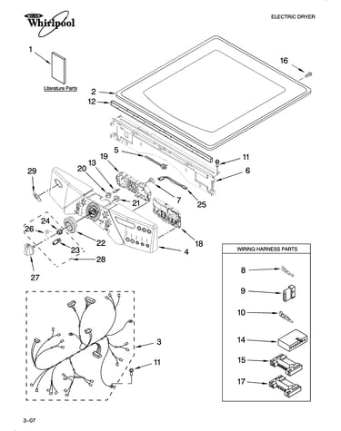 Top and console parts