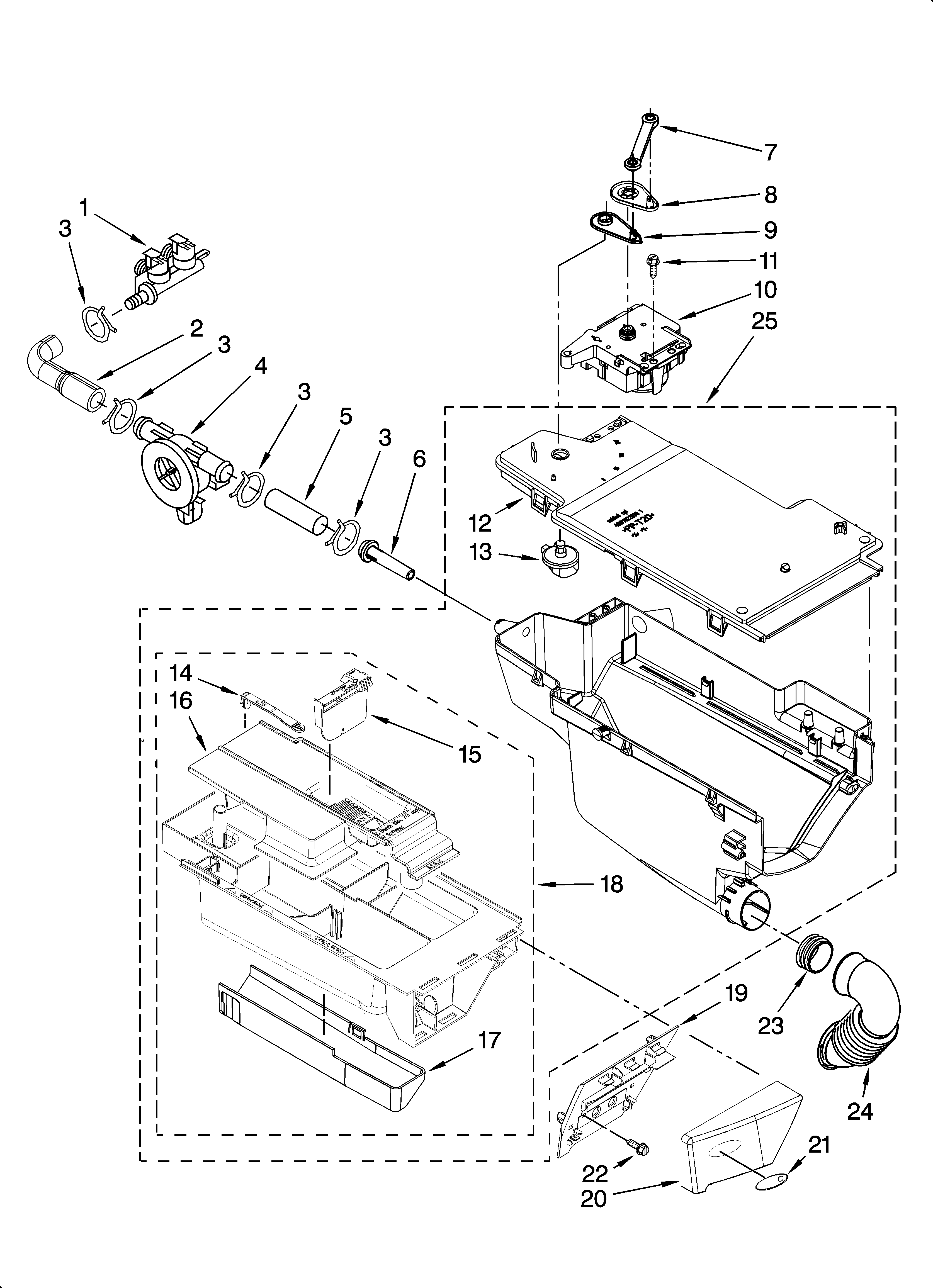 DISPENSER PARTS