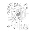 Whirlpool WGD9500TU0 cabinet parts diagram