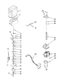 Motor and ice container parts