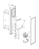 Freezer door parts