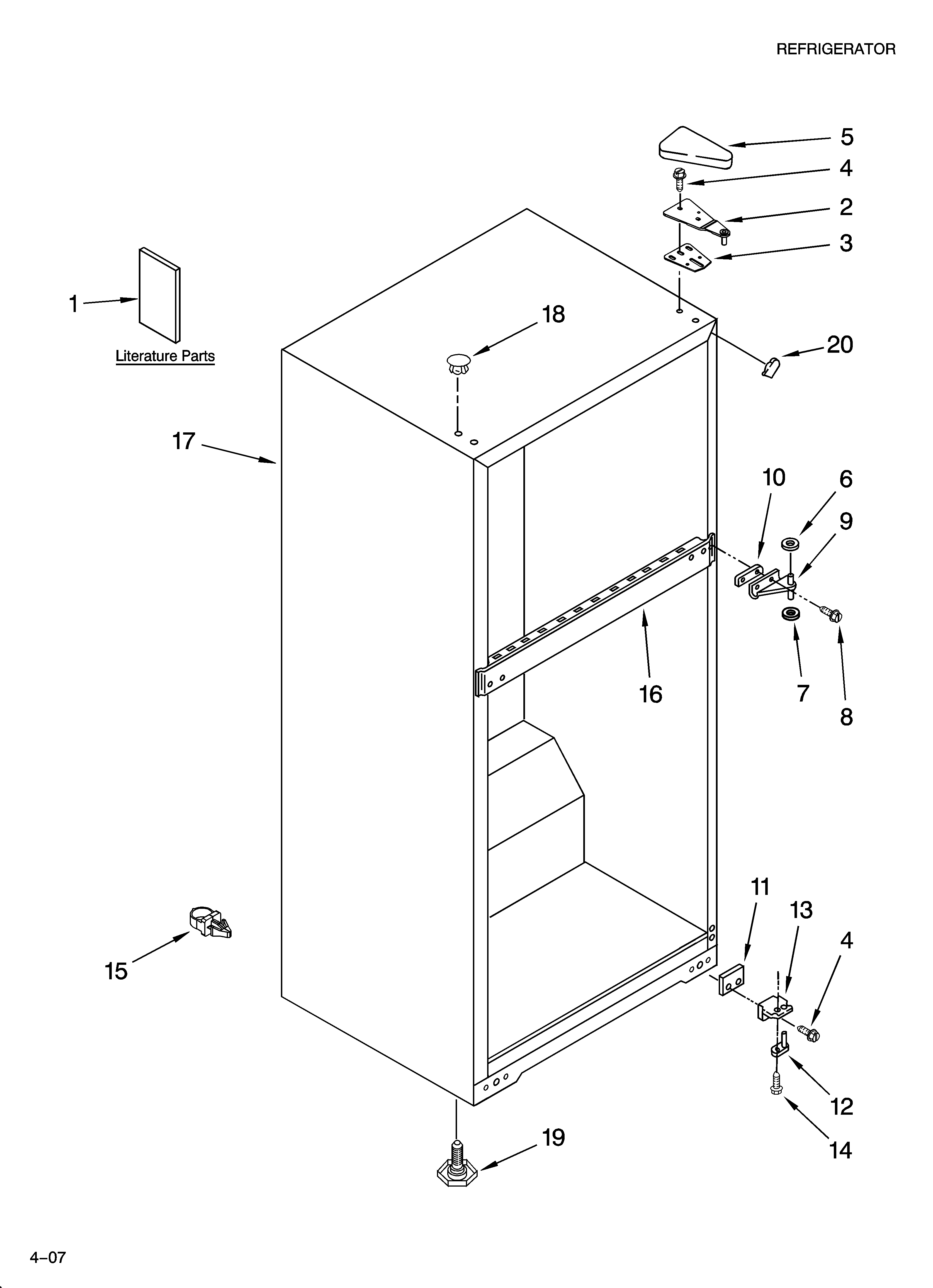 CABINET PARTS