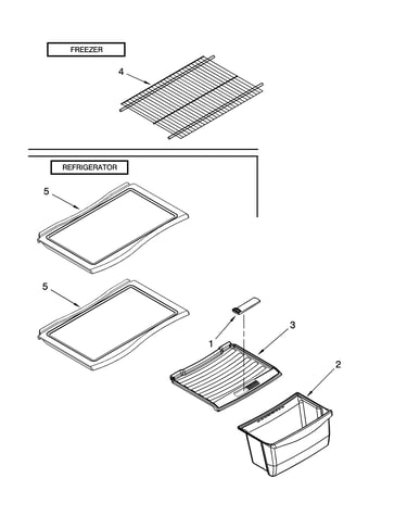 Shelf parts, optional parts