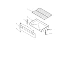 Roper FGS326RD3 drawer & broiler parts diagram