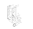 Whirlpool GS5SHAXTS01 refrigerator liner parts diagram