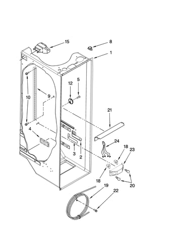 Refrigerator liner parts