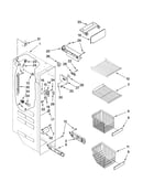 Freezer liner parts