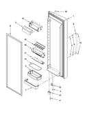Refrigerator door parts