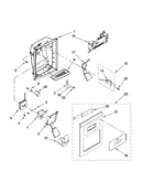 Dispenser front parts